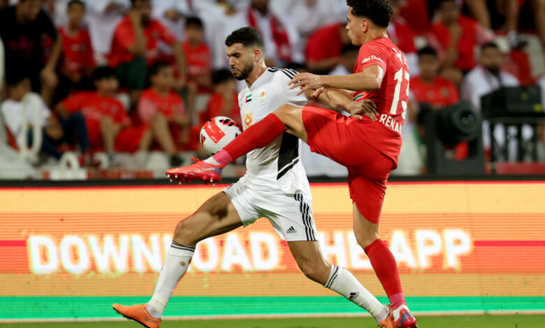 شباب الأهلي يتوج بدرع الدوري الإماراتي بالفوز على عجمان 1-0