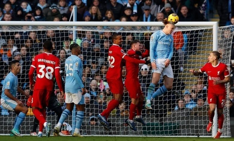 ليفربول يفرض التعادل 1-1 على مانشستر سيتي بملعب الاتحاد