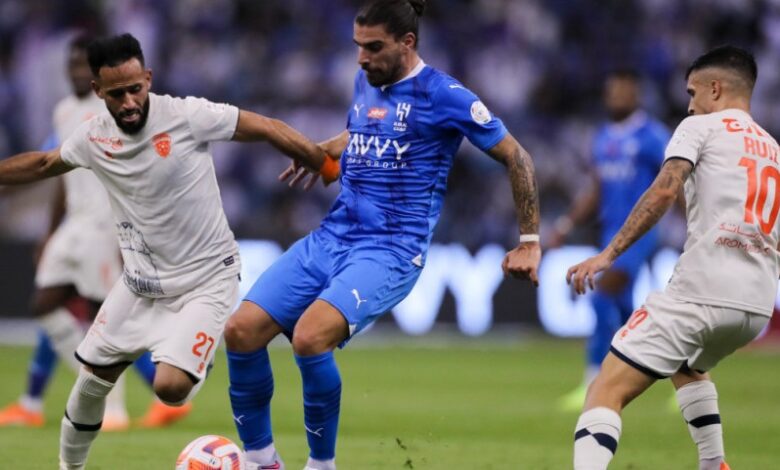 مشاهدة مباراة الهلال والفيحاء في الدوري السعودي - بث مباشر